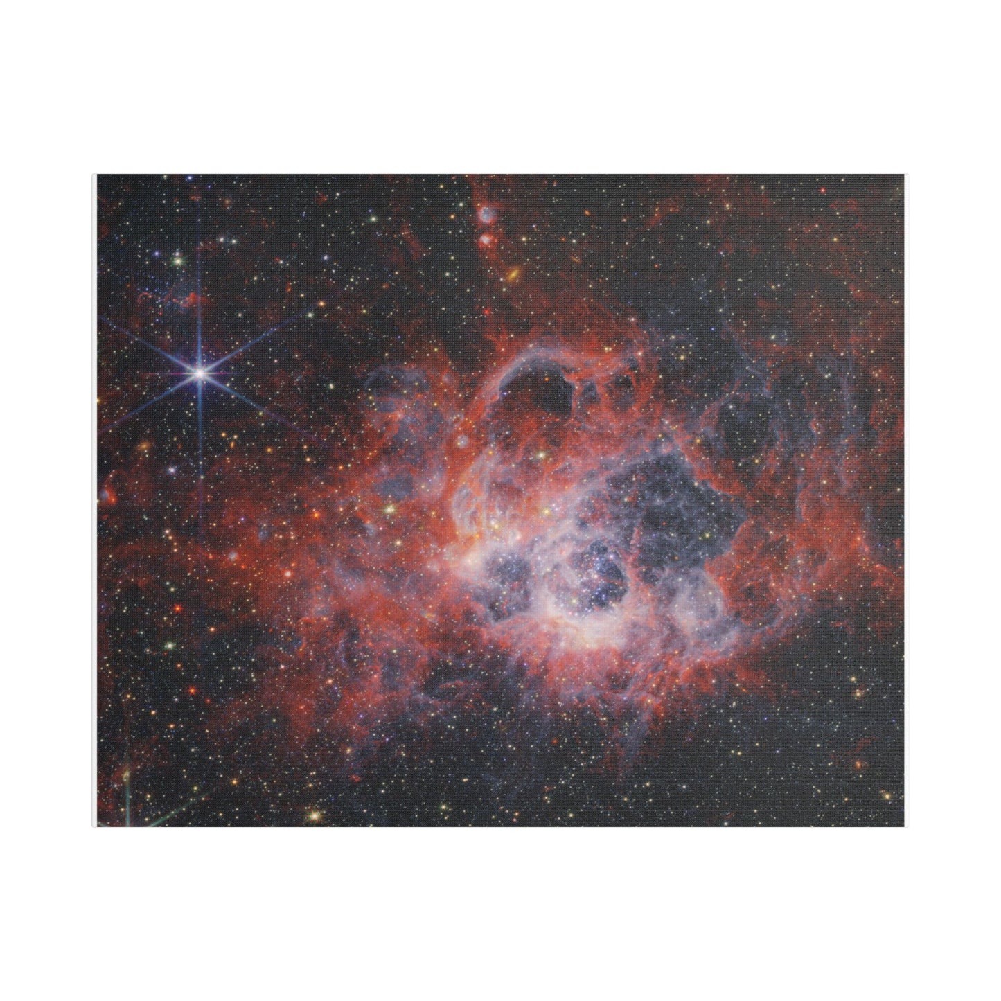NGC 604, Satin Canvas