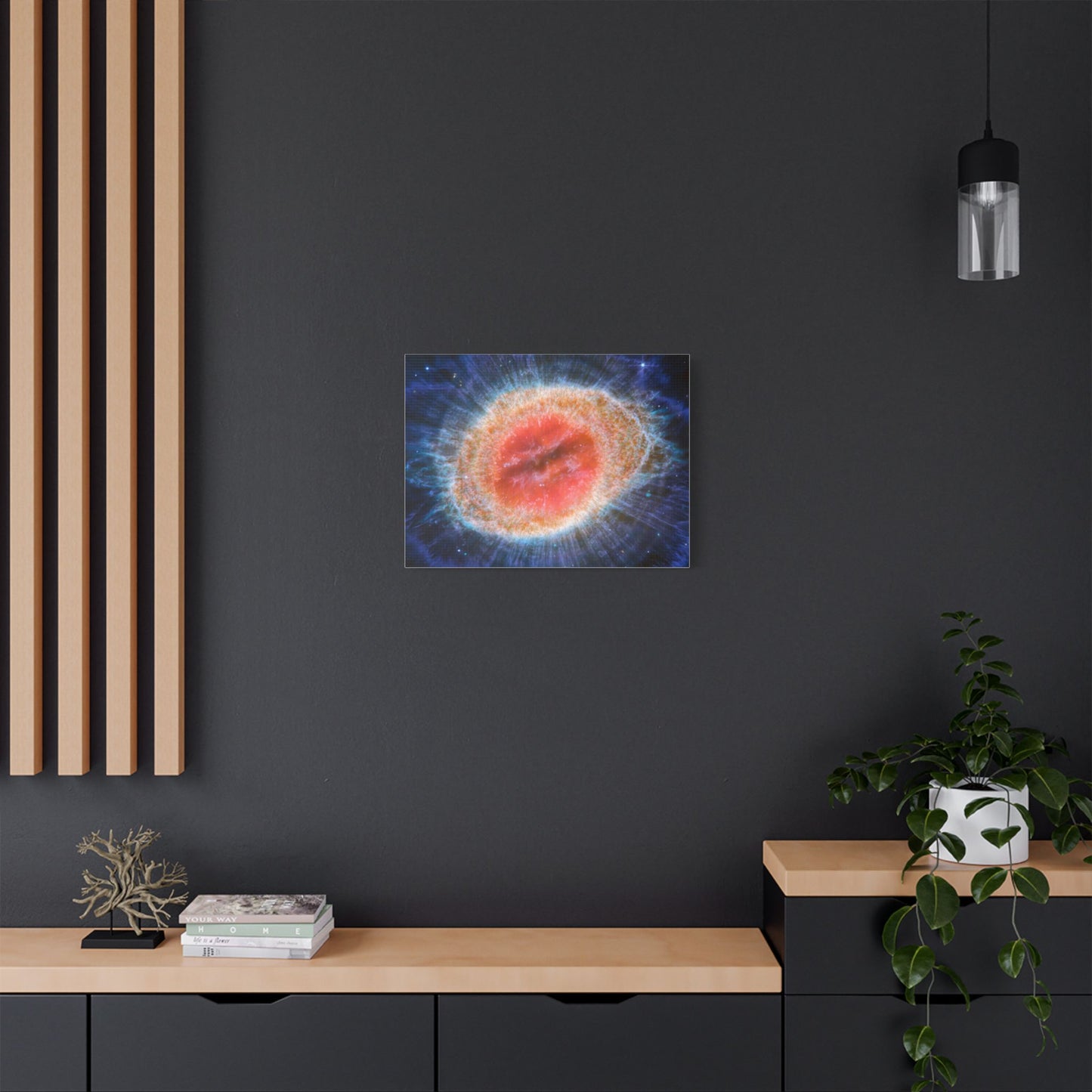 Ring Nebula (MIRI image), Satin Canvas