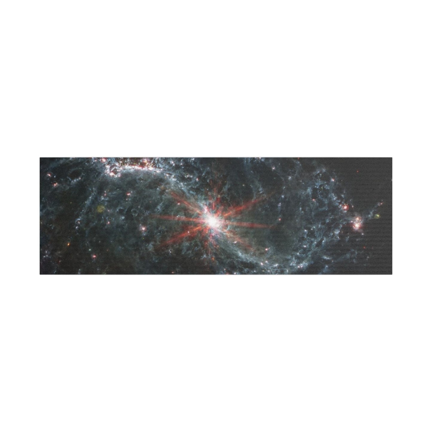 Intricate Networks of Gas and Dust in Nearby Galaxies, Satin Canvas
