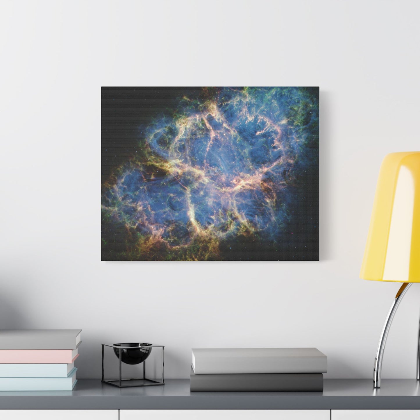 Crab Nebula, Satin Canvas