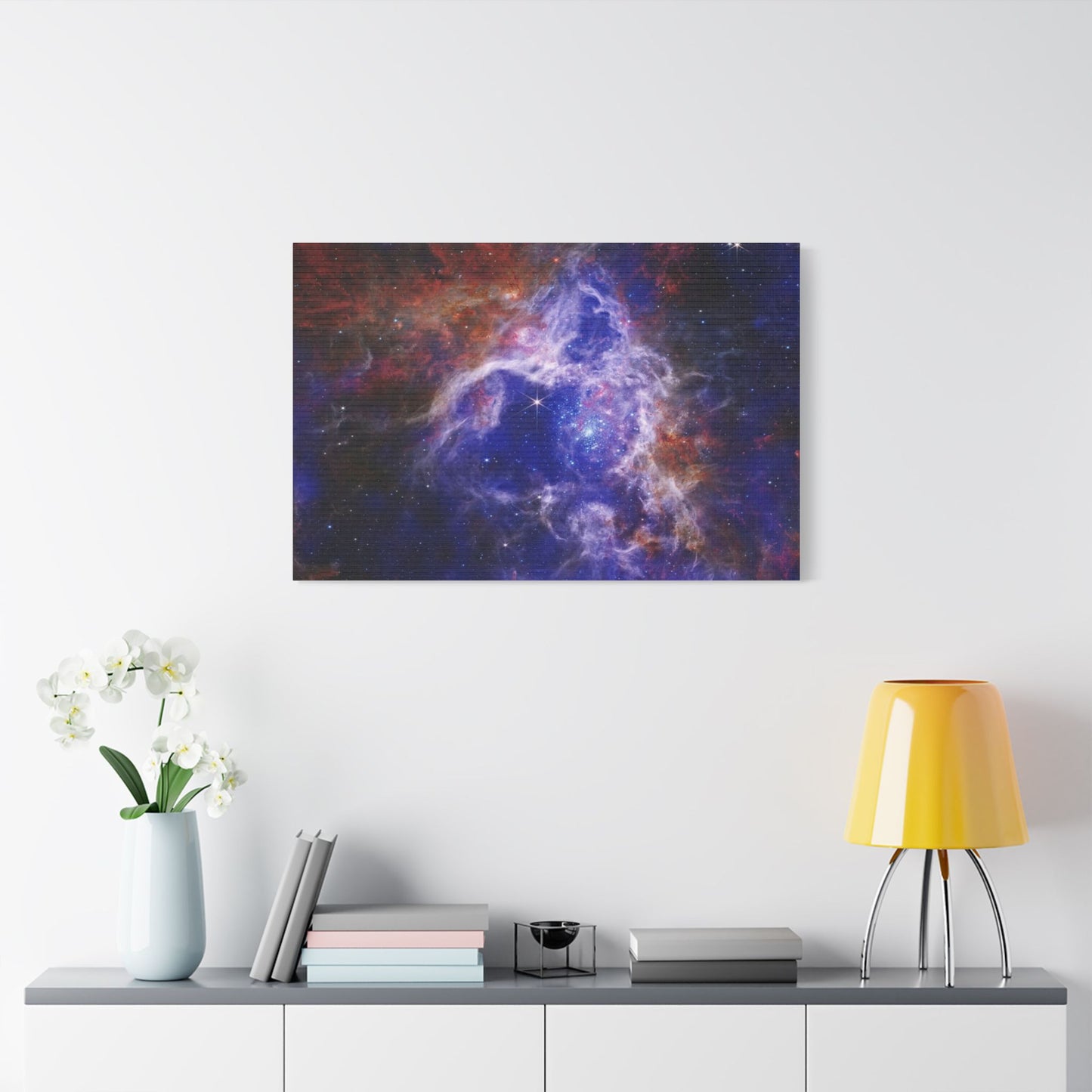 The Tarantula Nebula, Satin Canvas