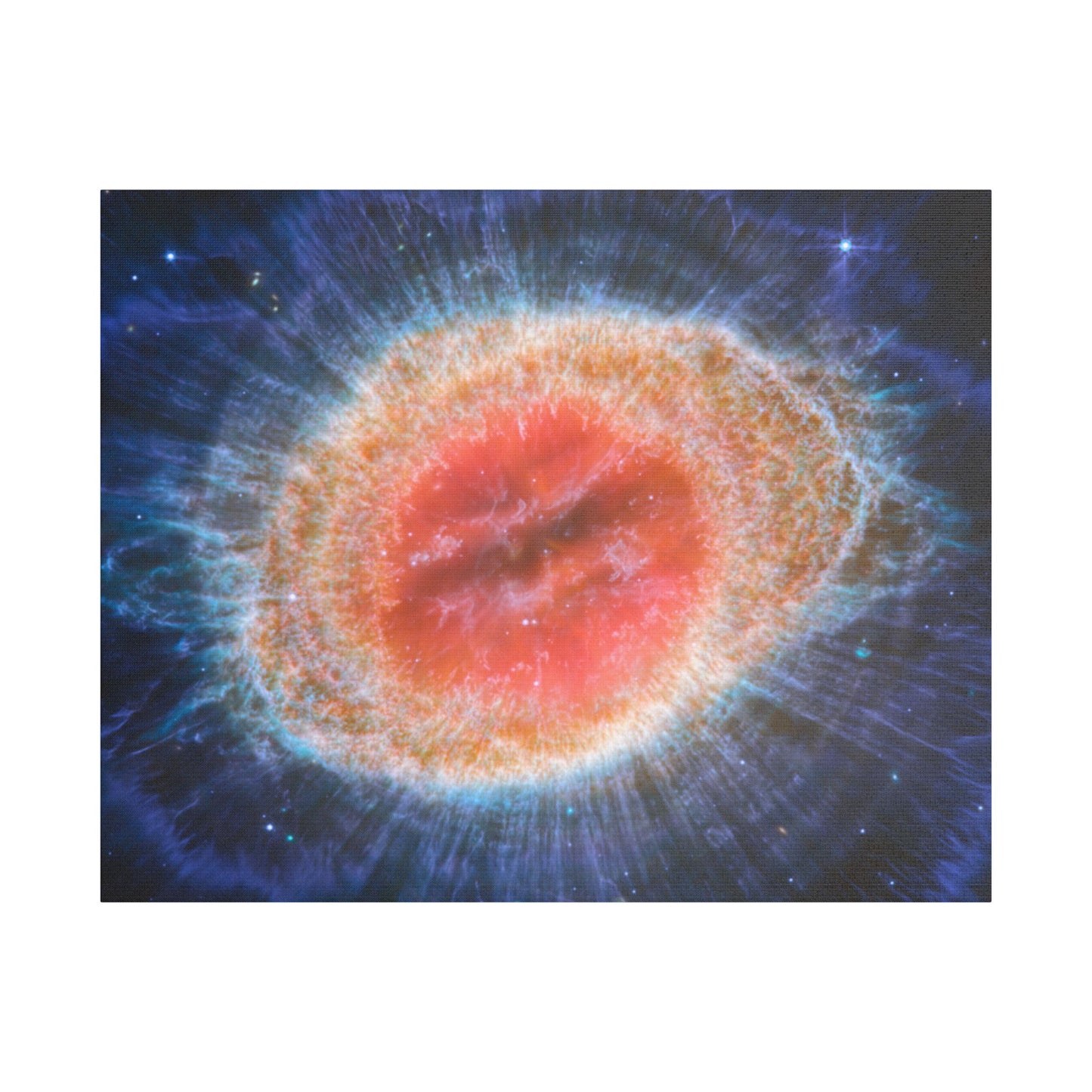 Ring Nebula (MIRI image), Satin Canvas