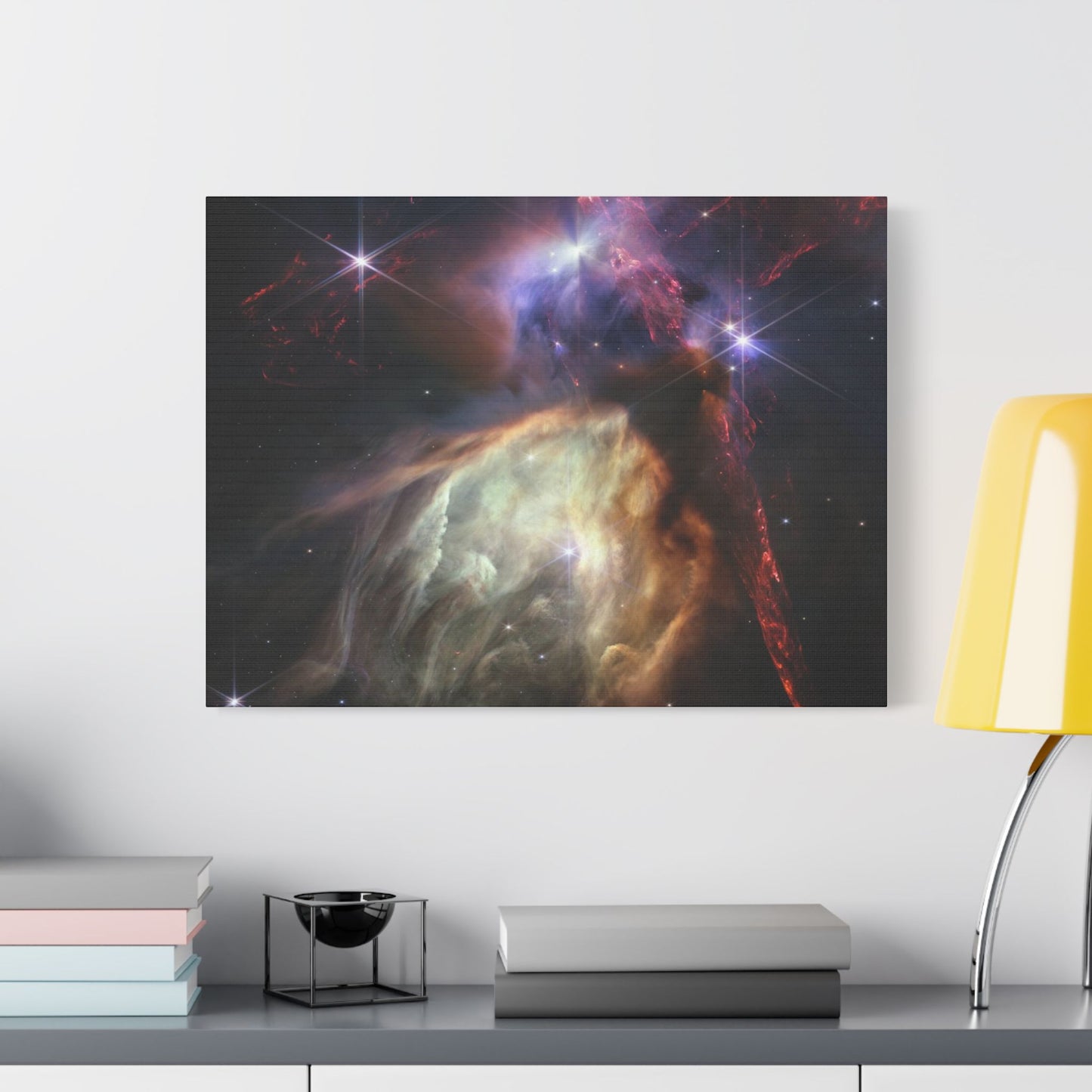 Close-up of Birth of Sun-like Star, Satin Canvas