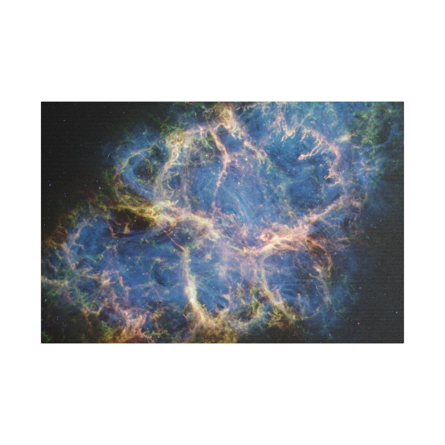 Crab Nebula, Satin Canvas