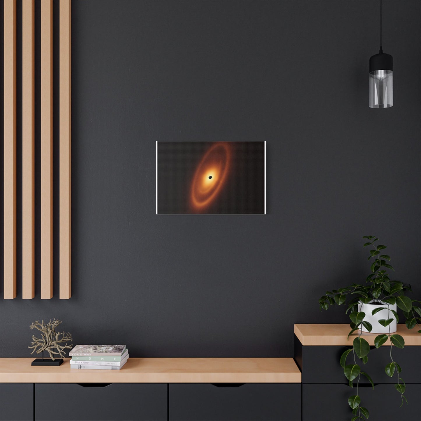 Fomalhaut Dusty Debris Disk, Satin Canvas