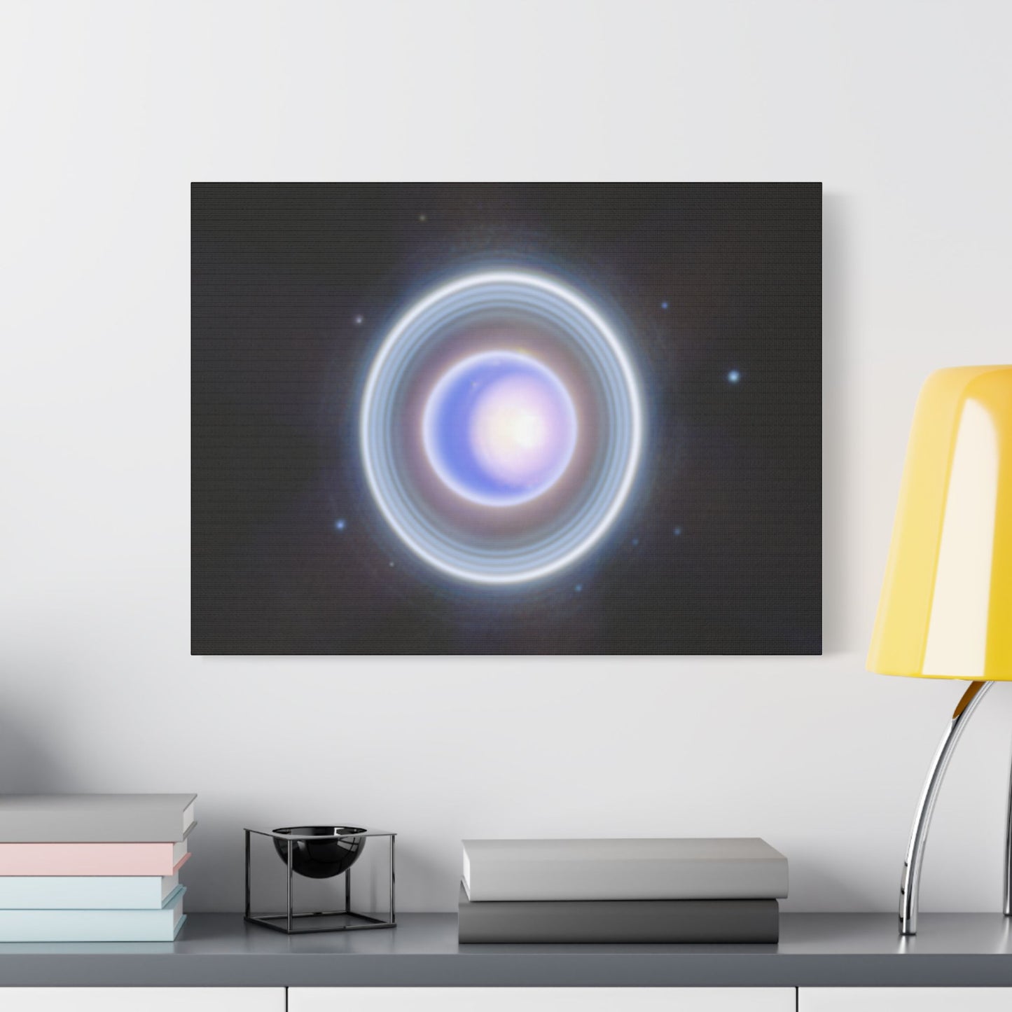 Uranus Close-up, Satin Canvas