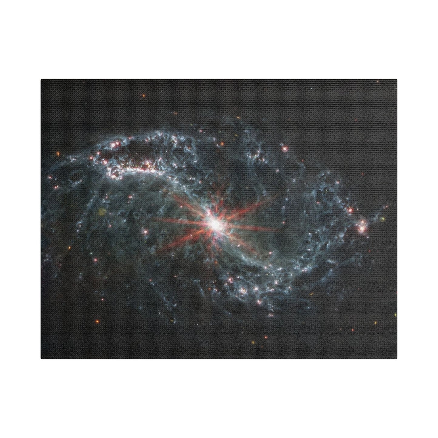 Intricate Networks of Gas and Dust in Nearby Galaxies, Satin Canvas