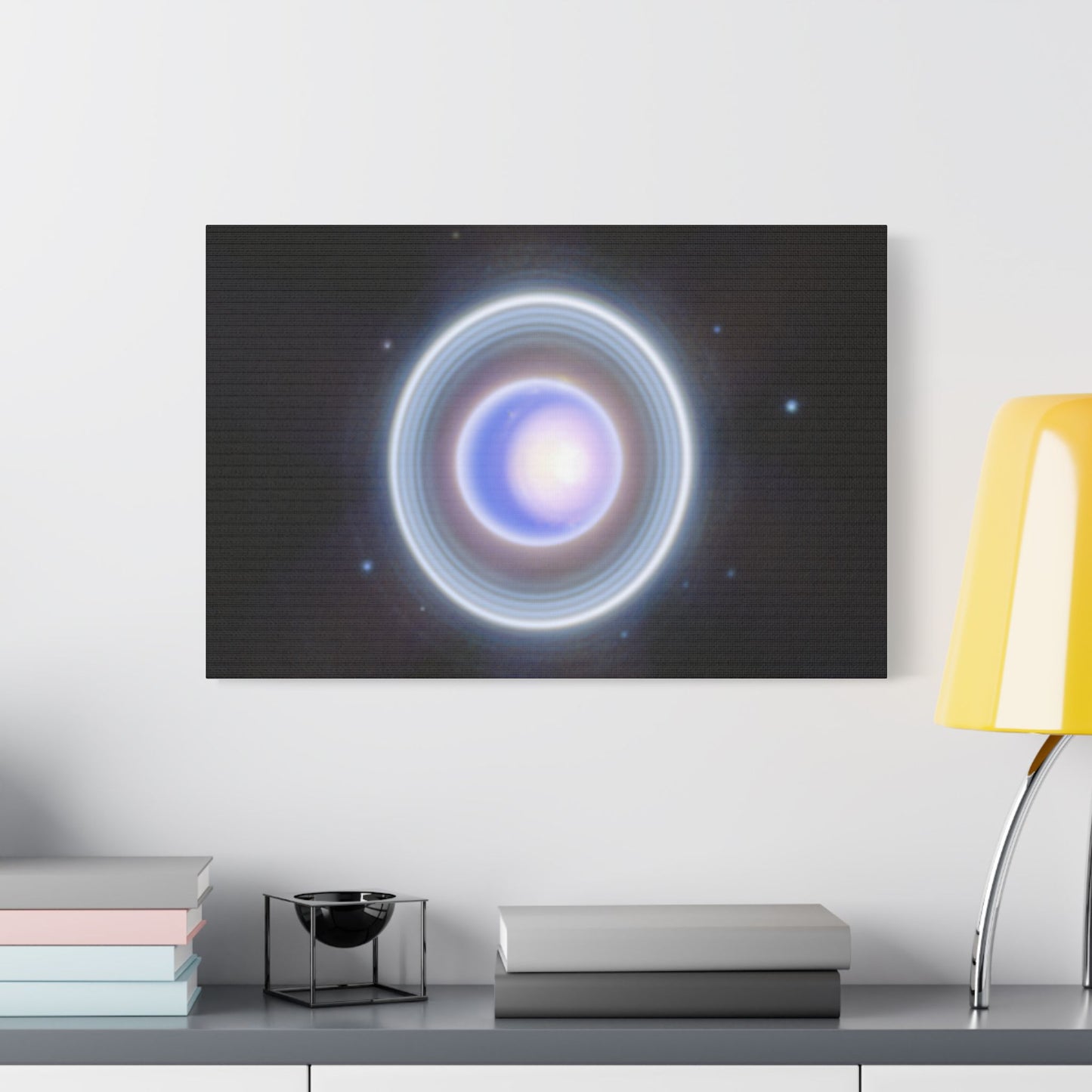 Uranus Close-up, Satin Canvas