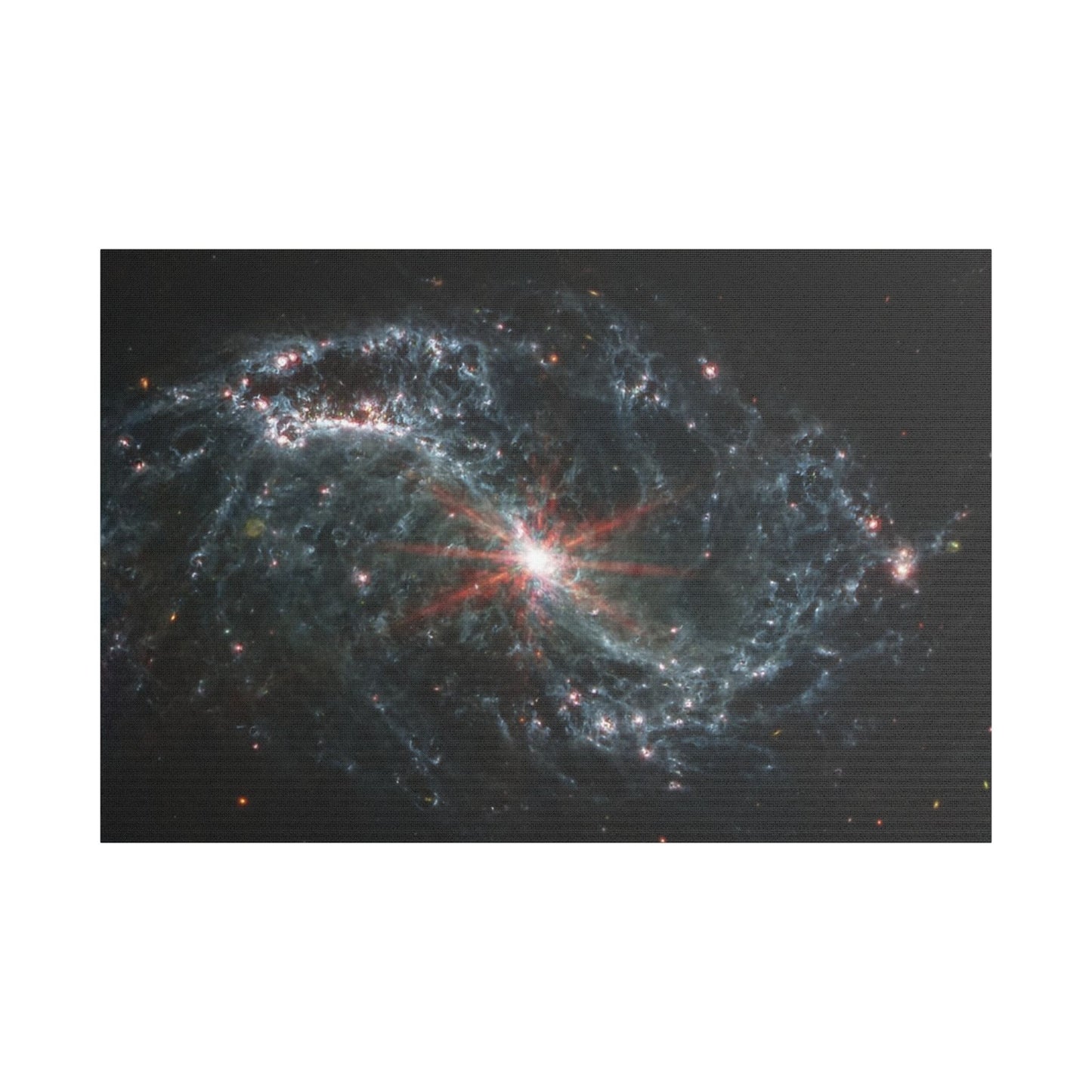 Intricate Networks of Gas and Dust in Nearby Galaxies, Satin Canvas