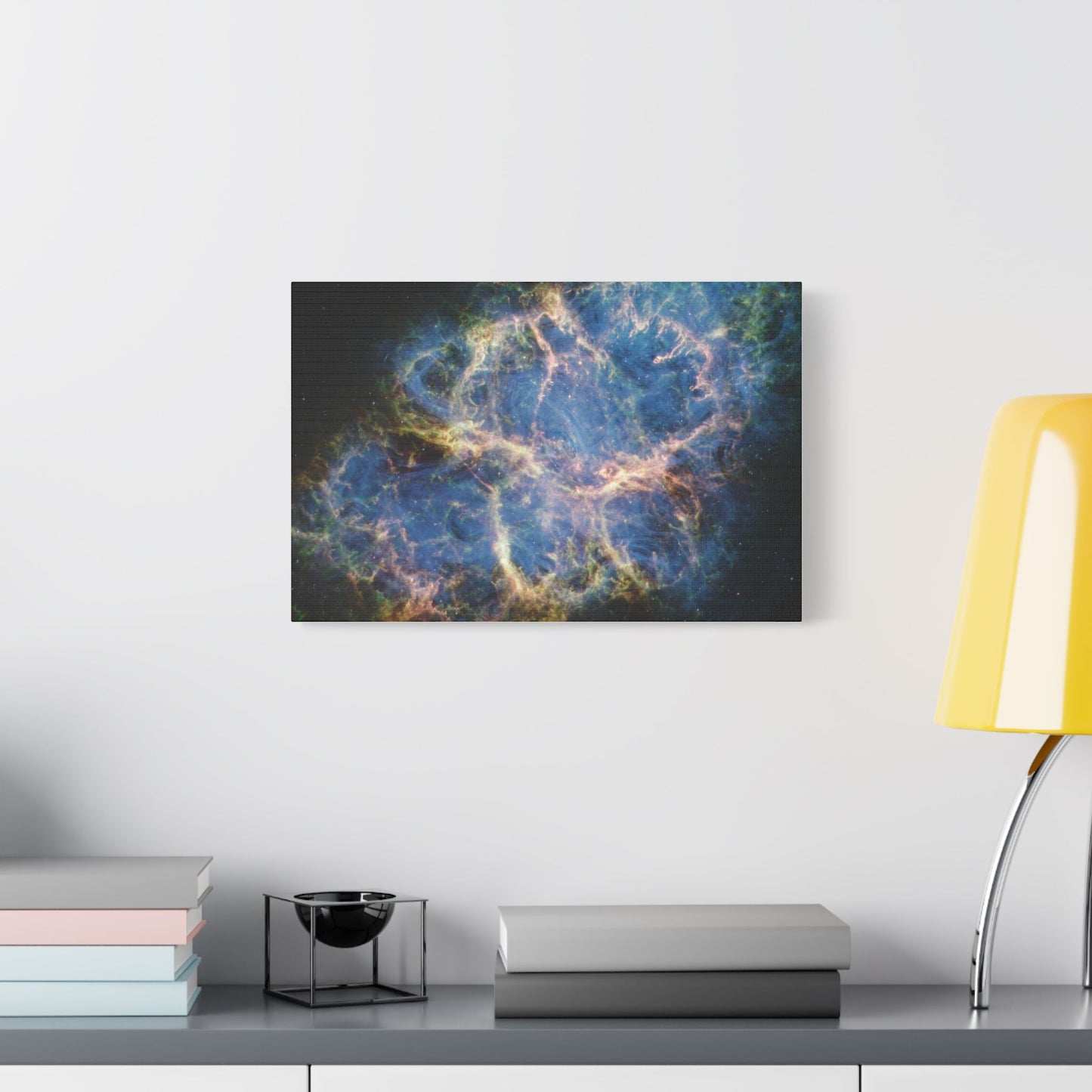 Crab Nebula, Satin Canvas