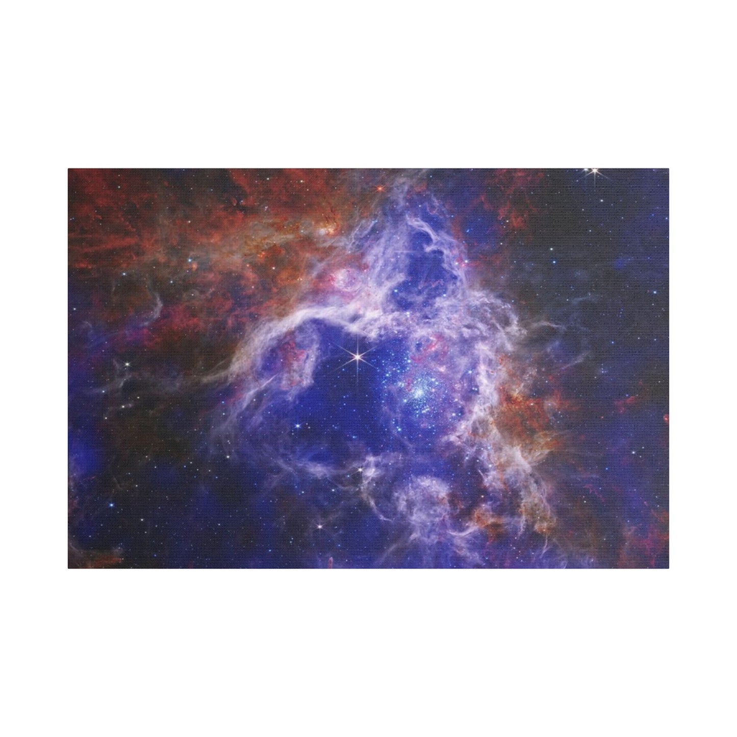 The Tarantula Nebula, Satin Canvas