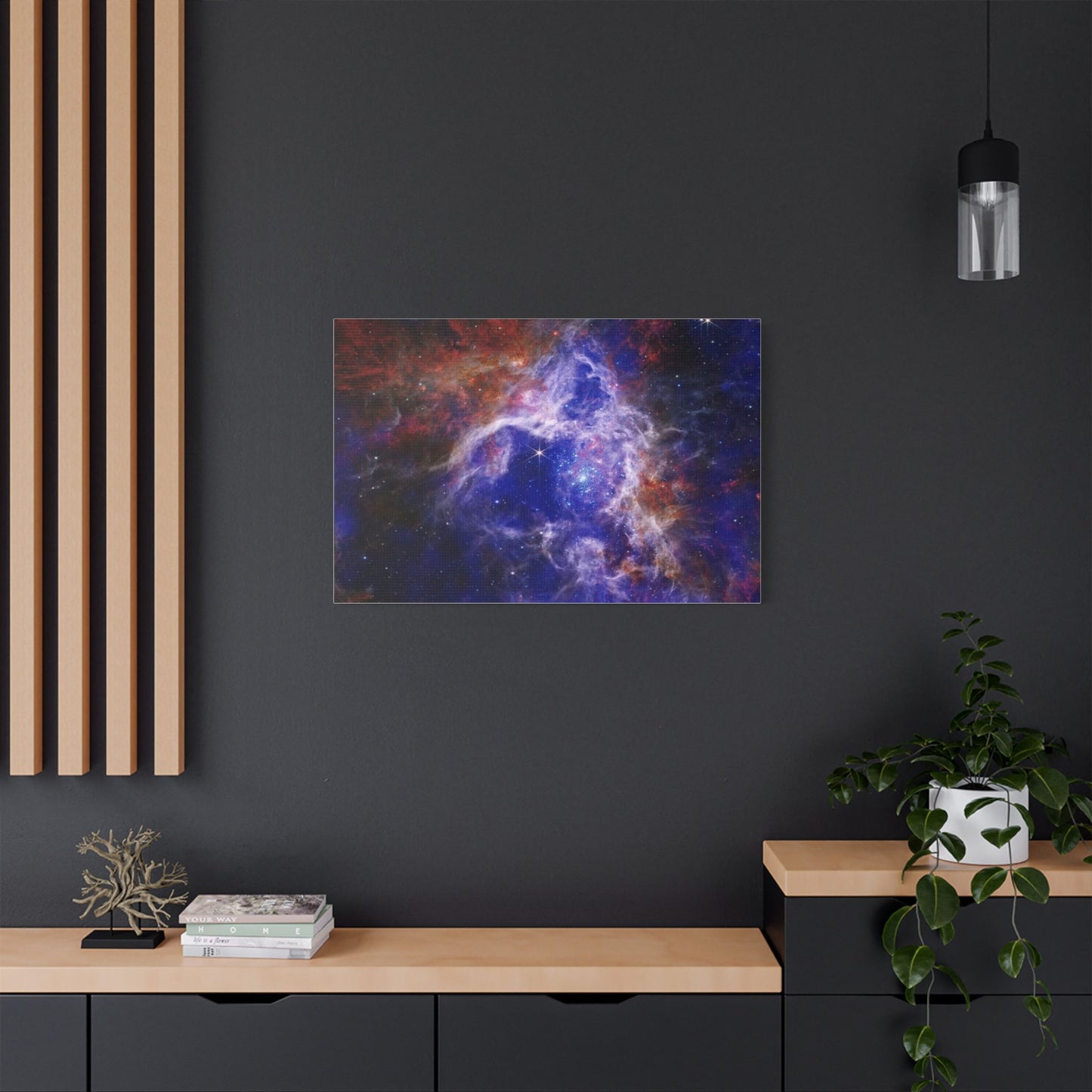 The Tarantula Nebula, Satin Canvas