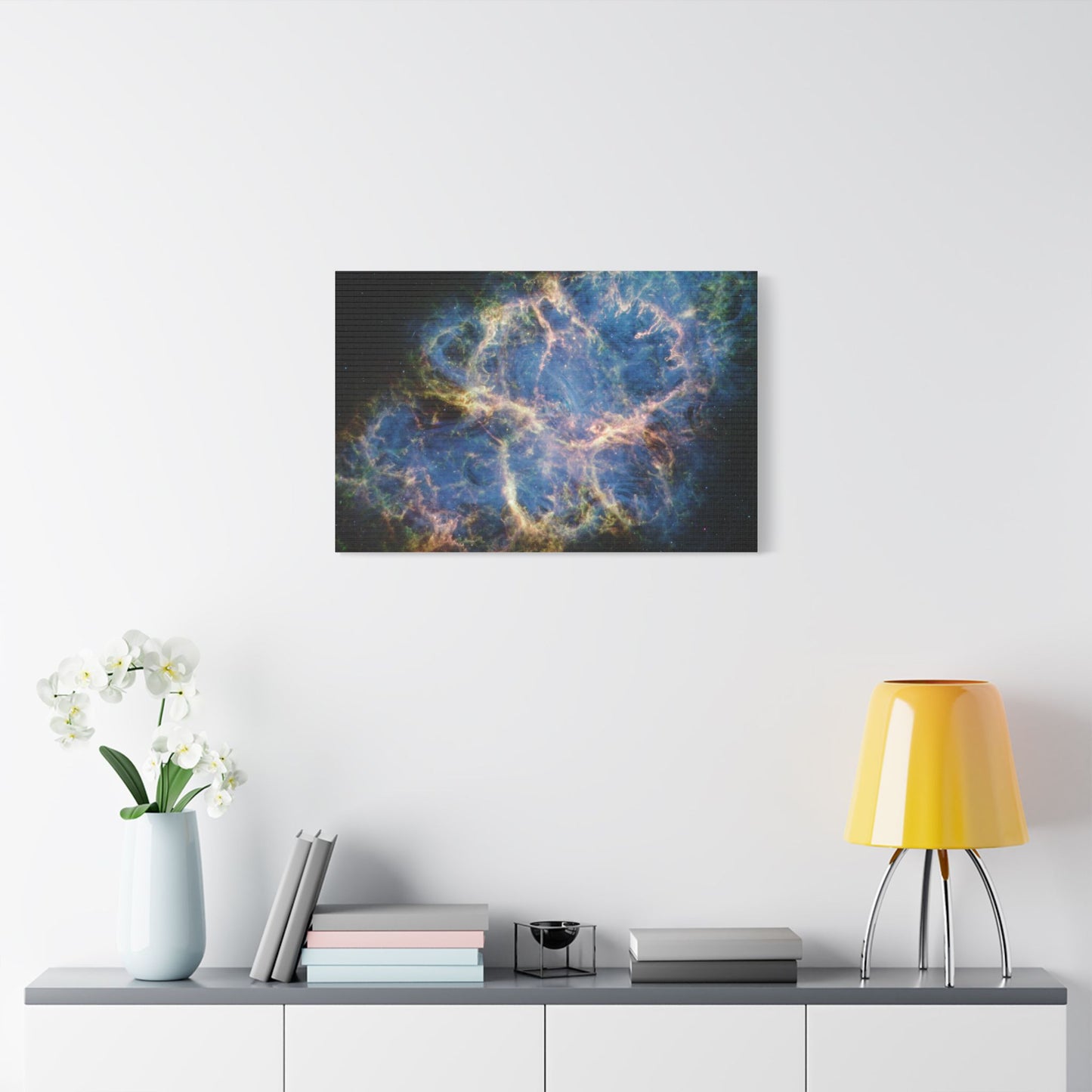 Crab Nebula, Satin Canvas