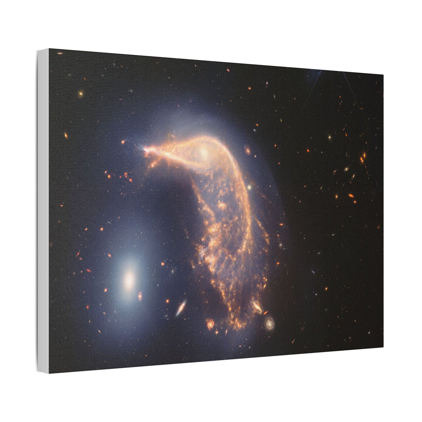 Interacting Galaxies Arp 142, Satin Canvas