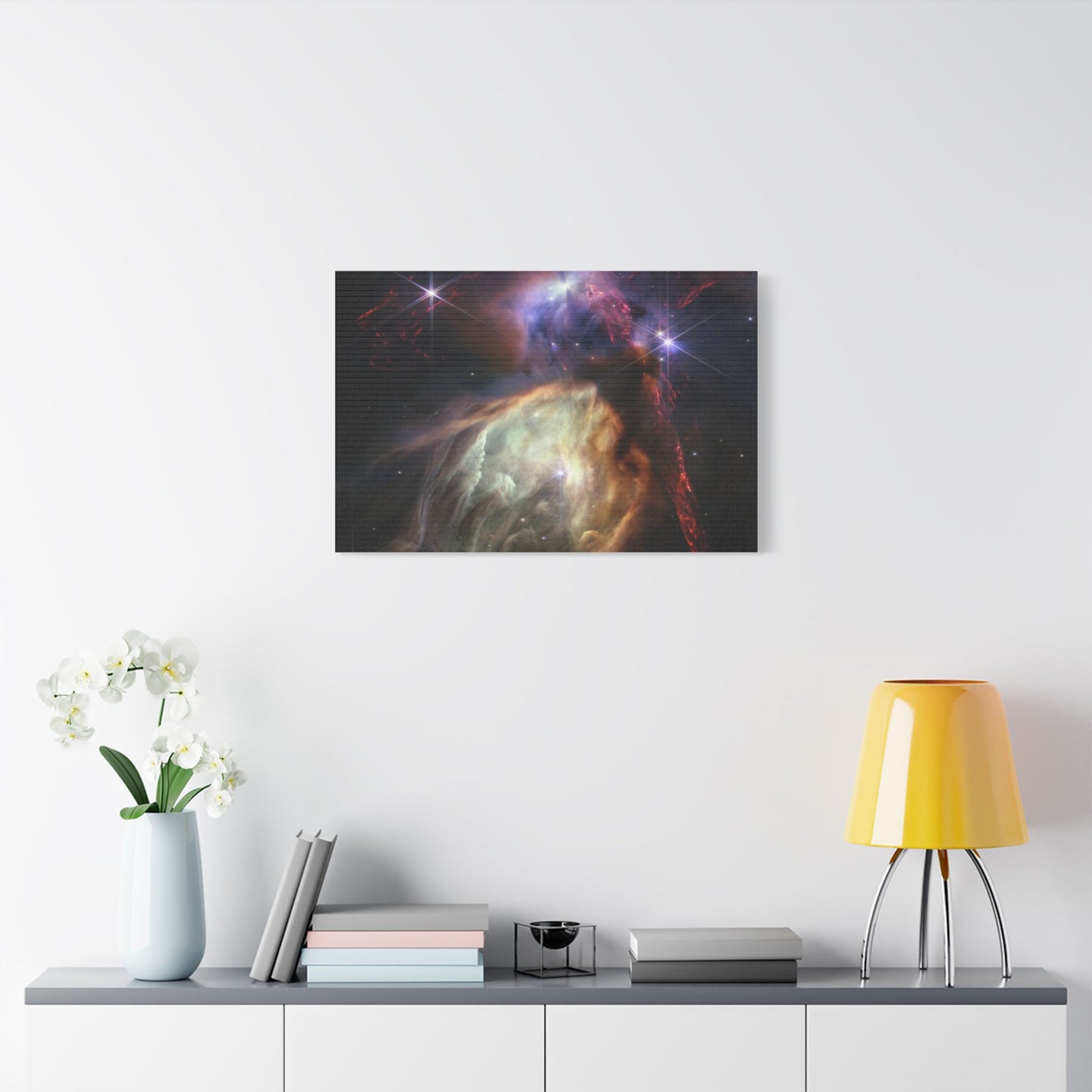 Close-up of Birth of Sun-like Star, Satin Canvas