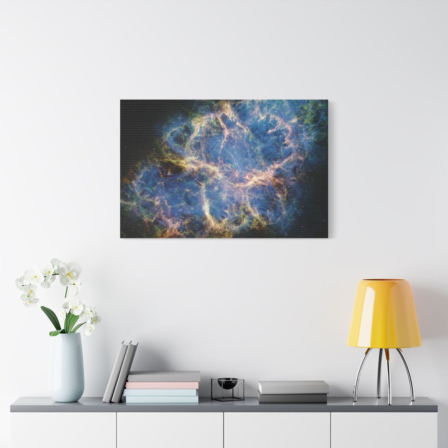 Crab Nebula, Satin Canvas