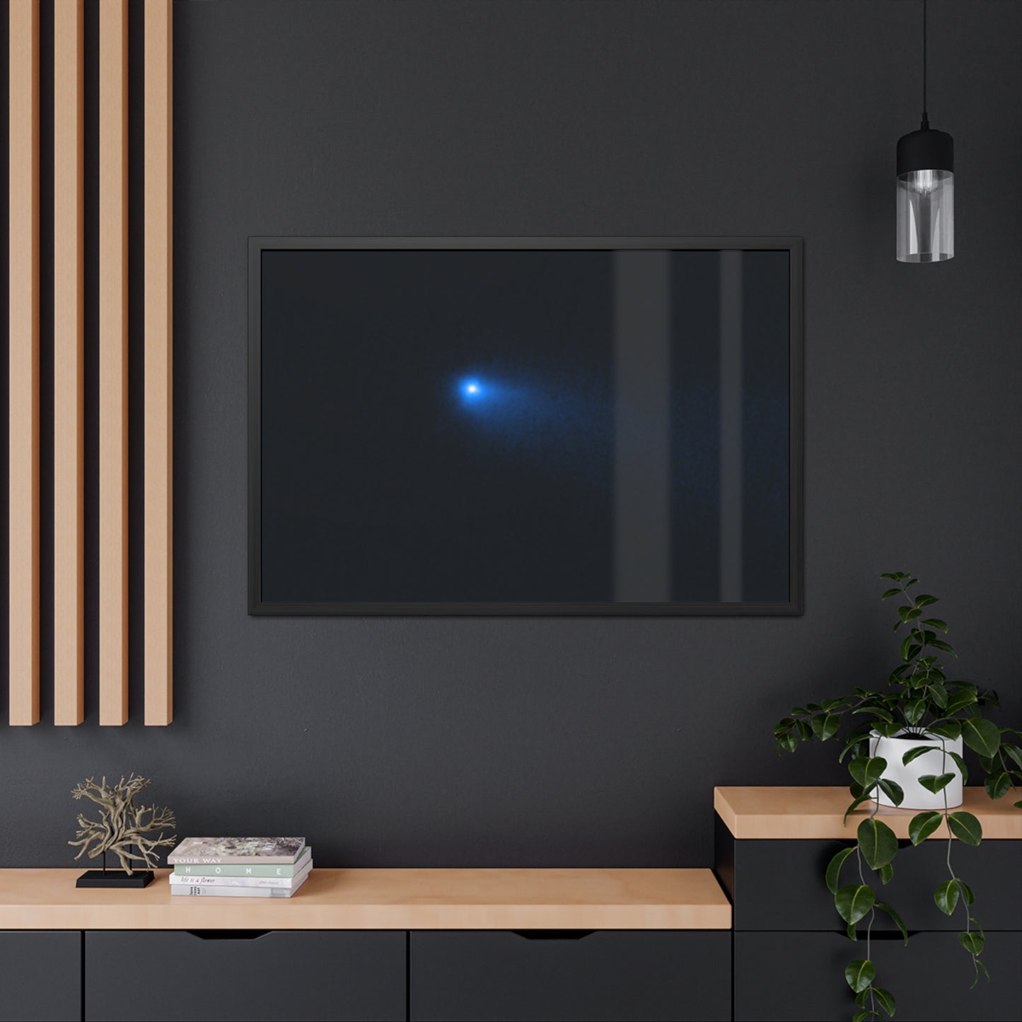 Comet 238P/Read, Hand Crafted Wooden Framed Poster