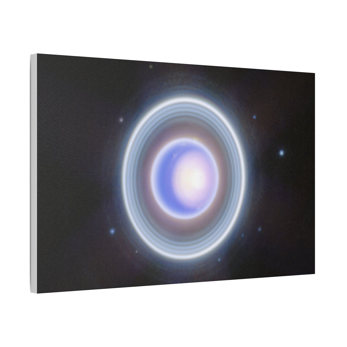 Uranus Close-up, Satin Canvas