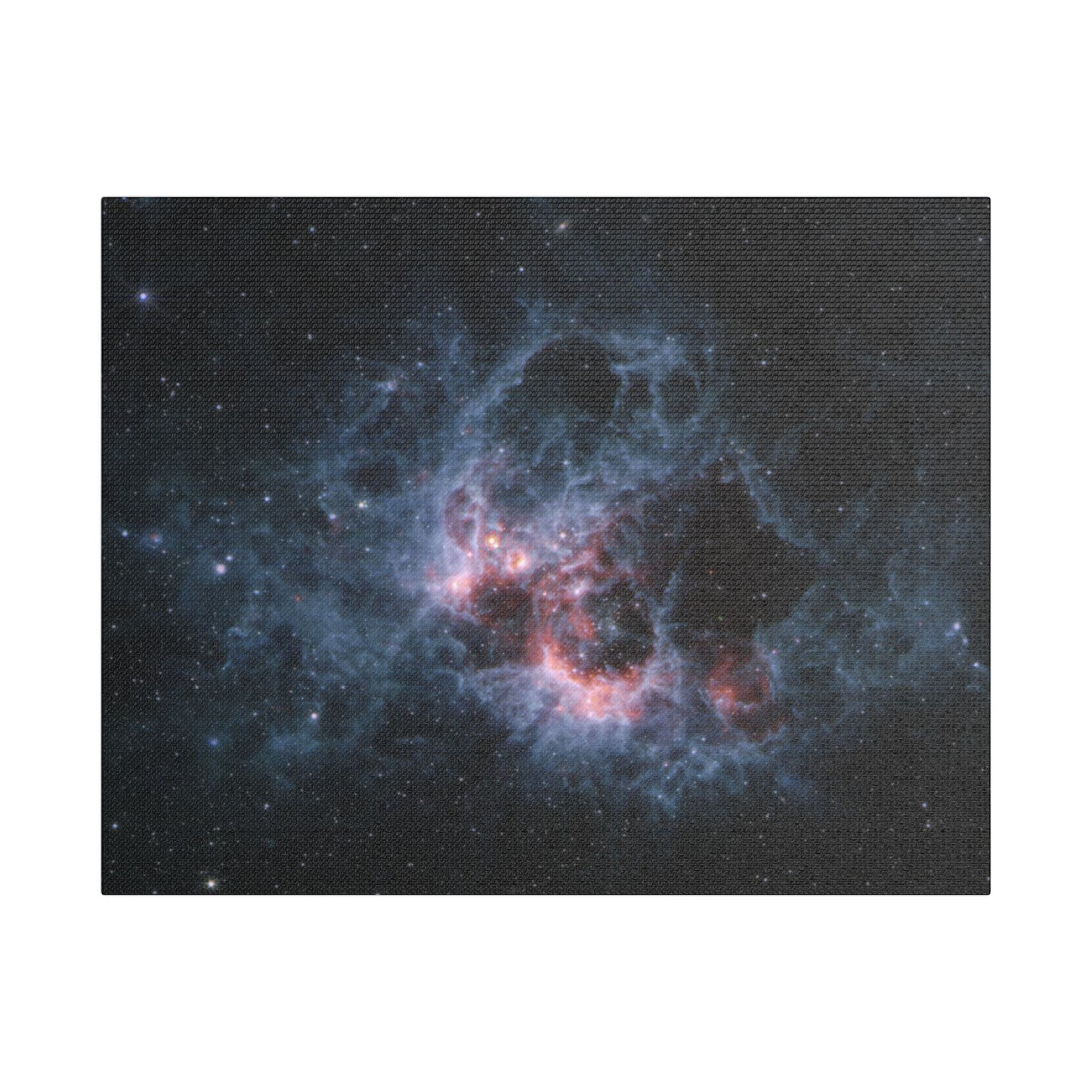 NGC 604 (MIRI Image), Satin Canvas