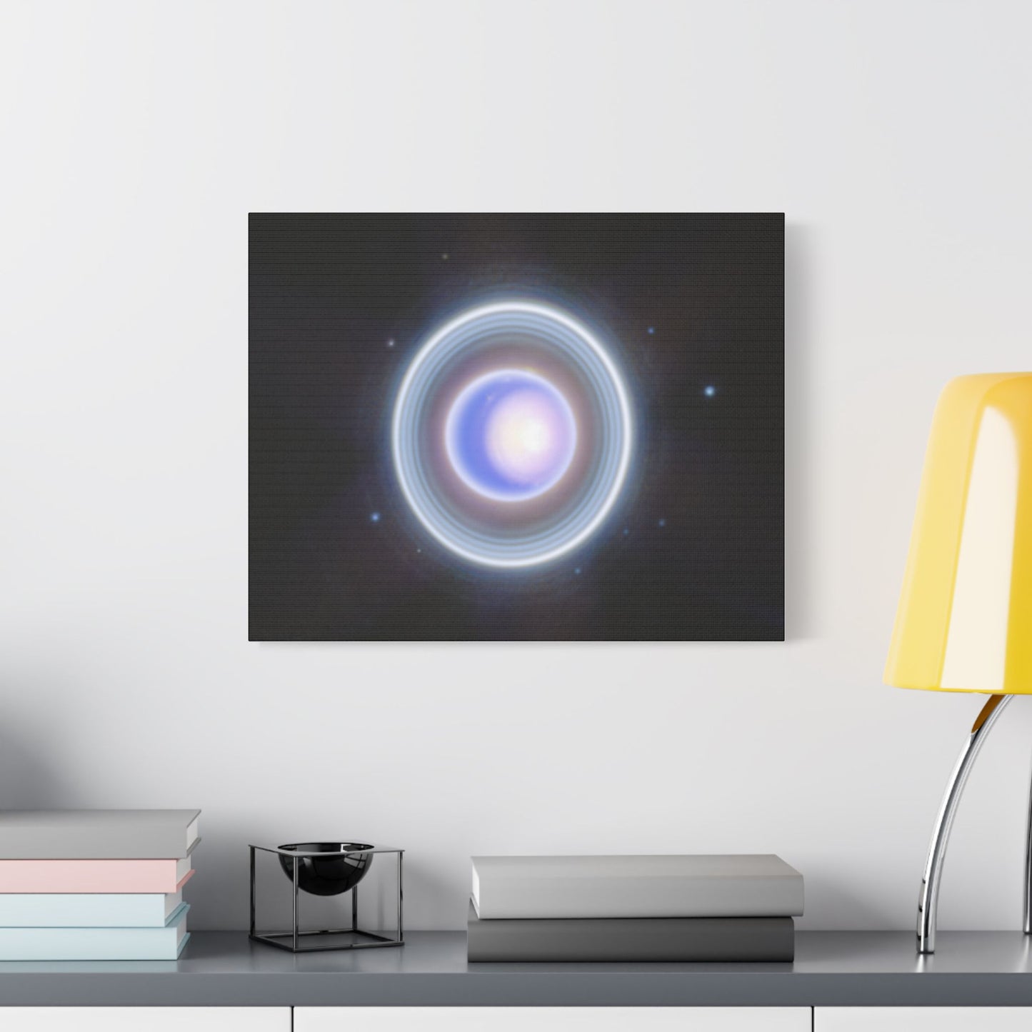 Uranus Close-up, Satin Canvas