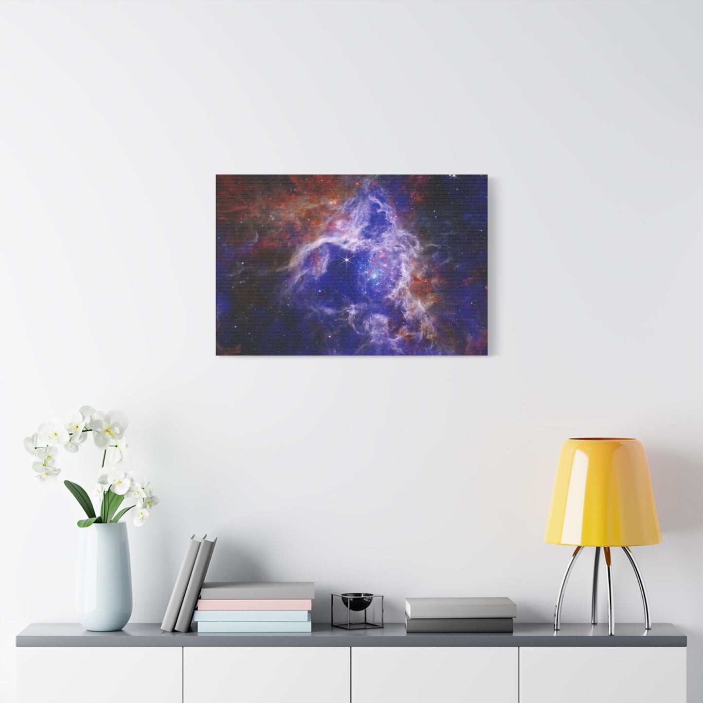The Tarantula Nebula, Satin Canvas