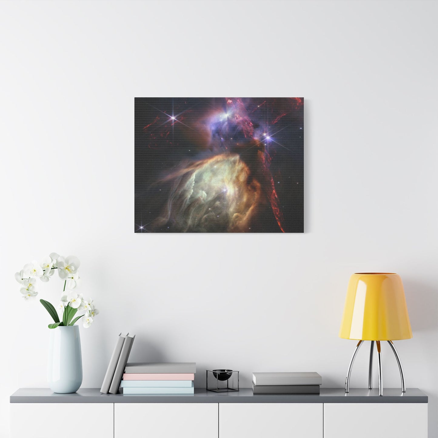Close-up of Birth of Sun-like Star, Satin Canvas