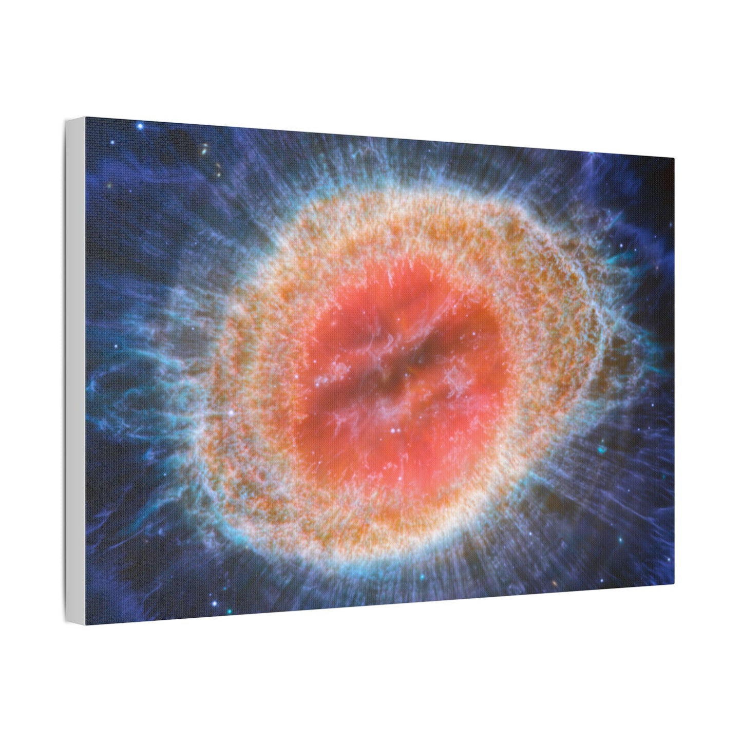 Ring Nebula (MIRI image), Satin Canvas
