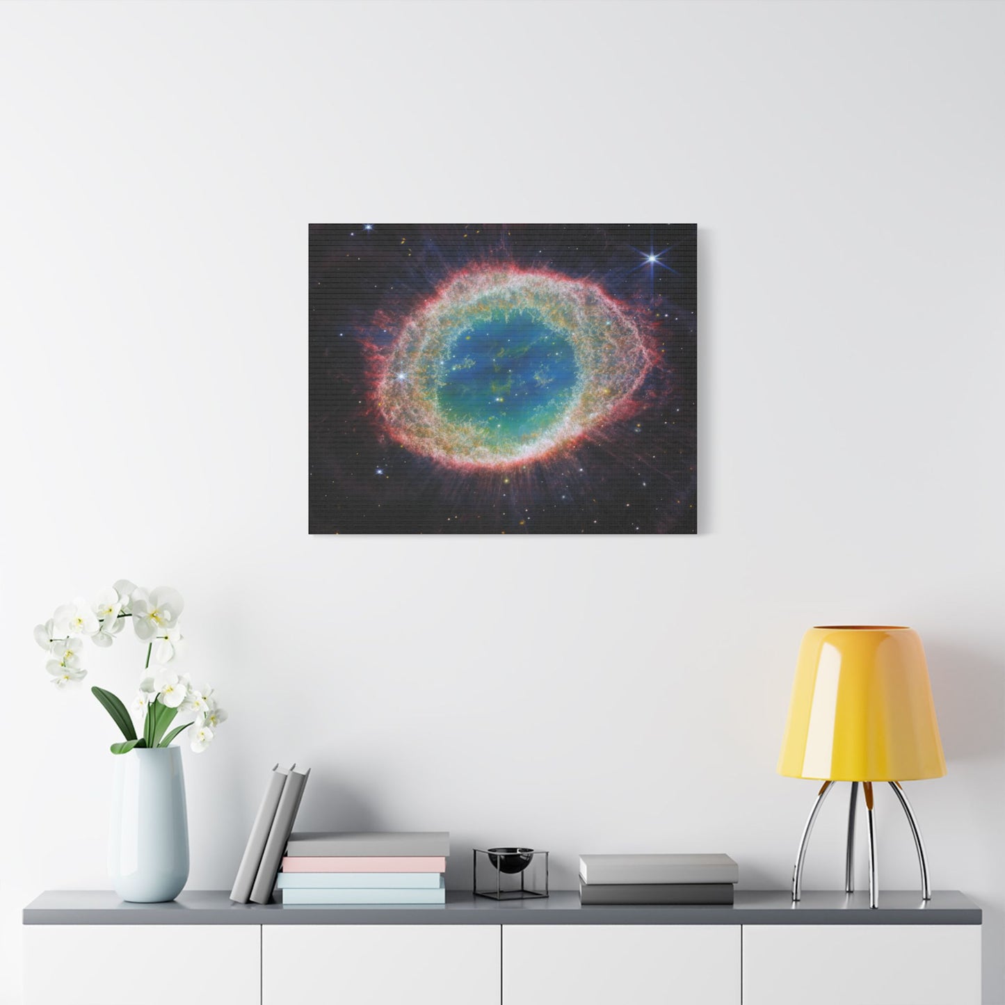 Ring Nebula, Satin Canvas