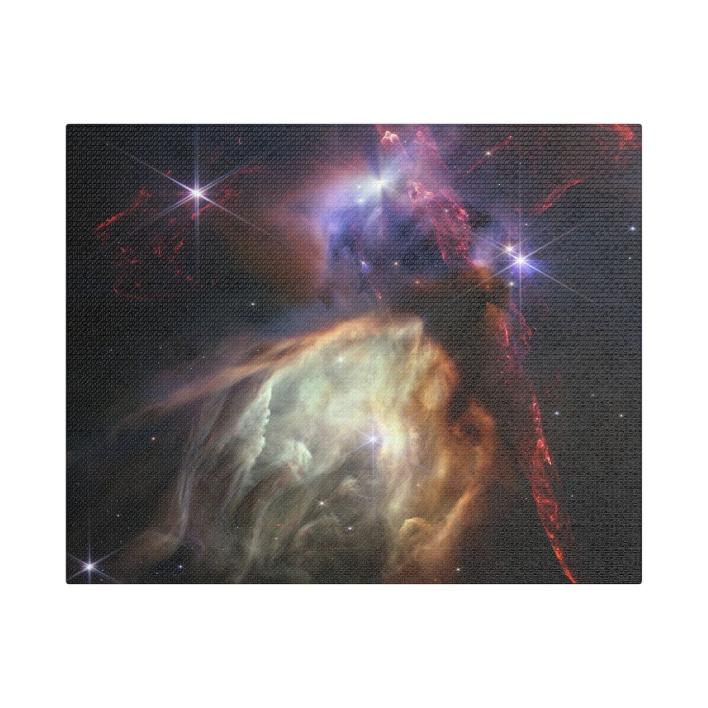 Close-up of Birth of Sun-like Star, Satin Canvas