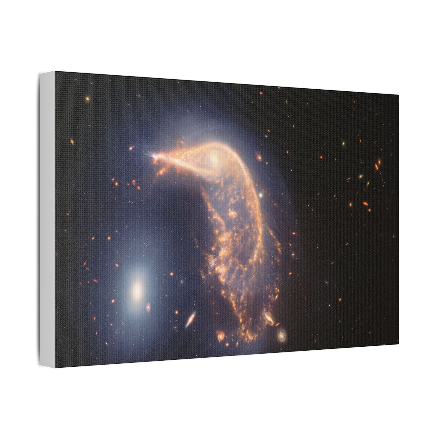 Interacting Galaxies Arp 142, Satin Canvas