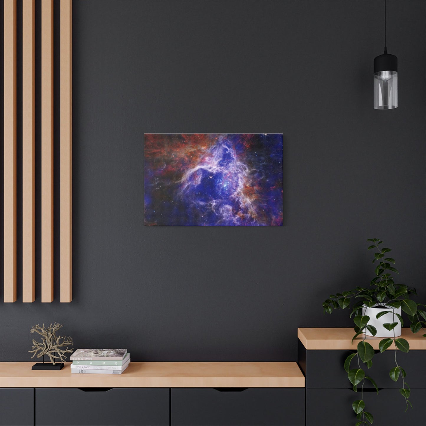 The Tarantula Nebula, Satin Canvas