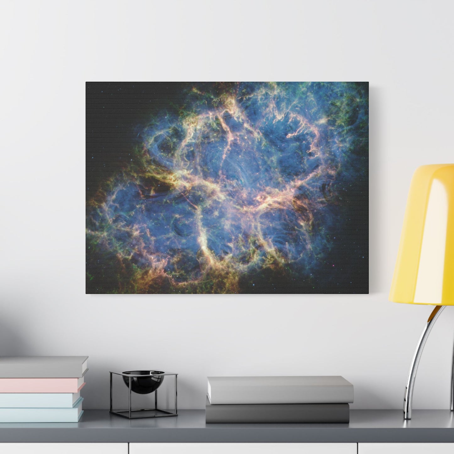 Crab Nebula, Satin Canvas