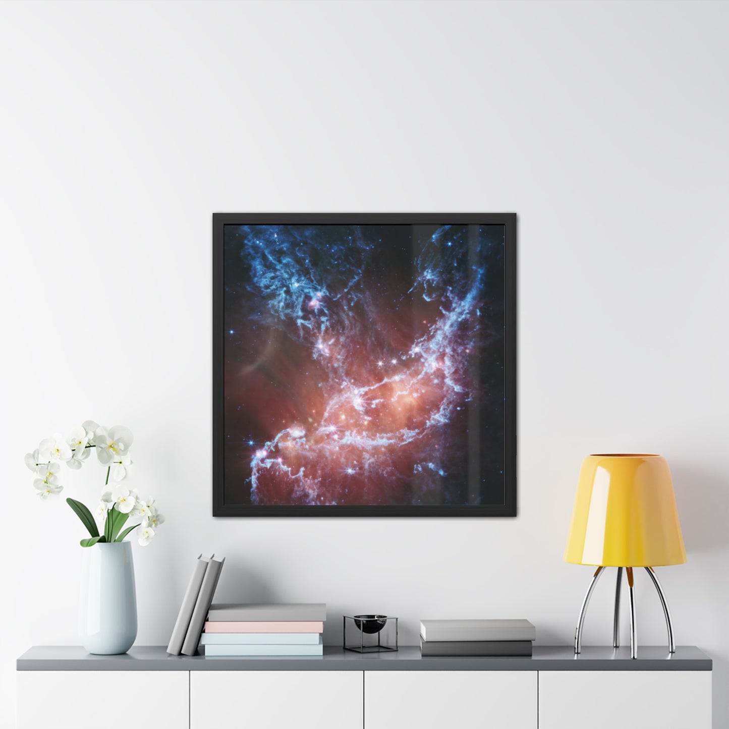 NGC 346, Hand Crafted Wooden Framed Poster