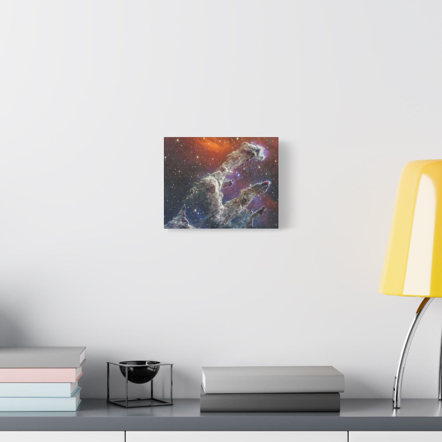 Pillars of Creation, Satin Canvas Print