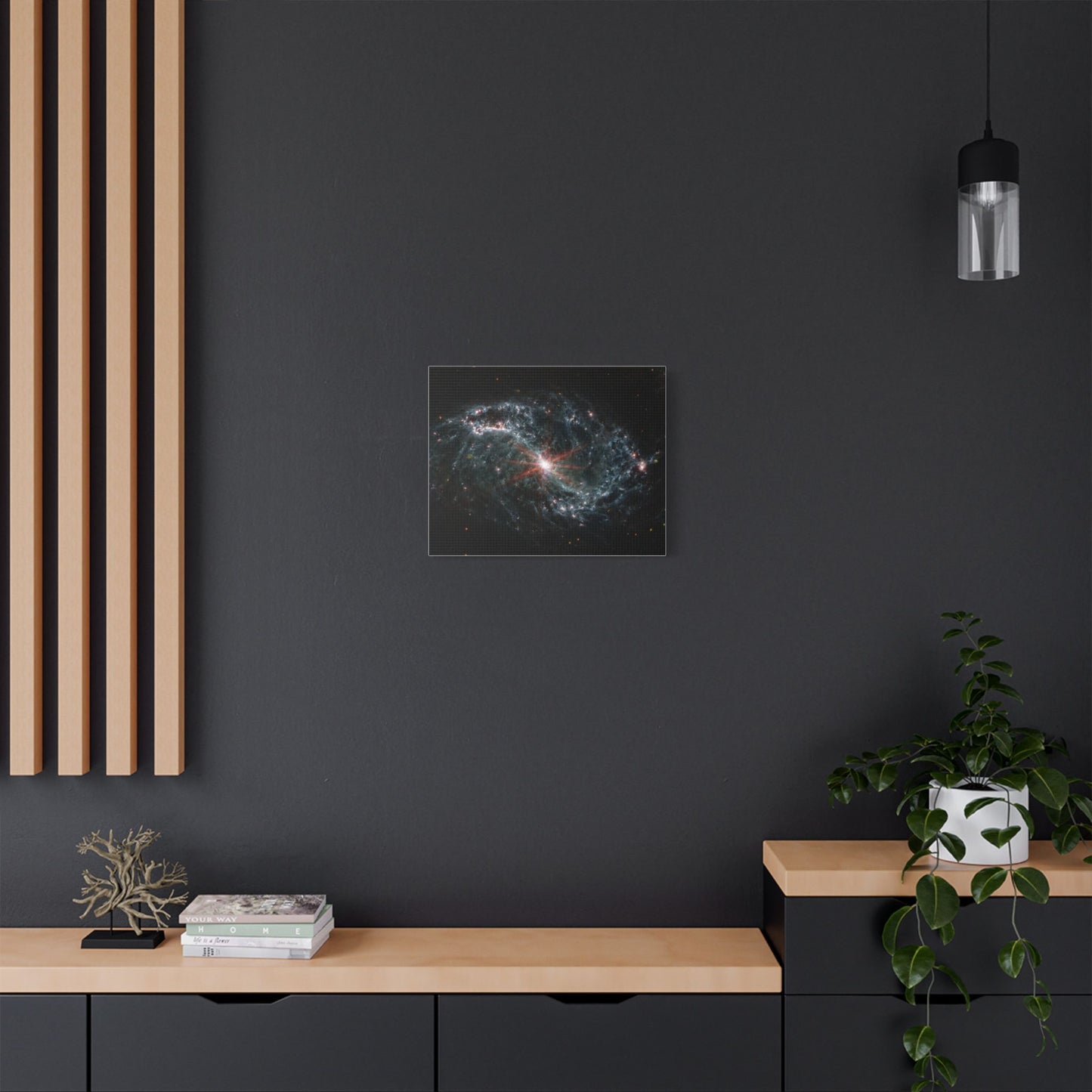 Intricate Networks of Gas and Dust in Nearby Galaxies, Satin Canvas