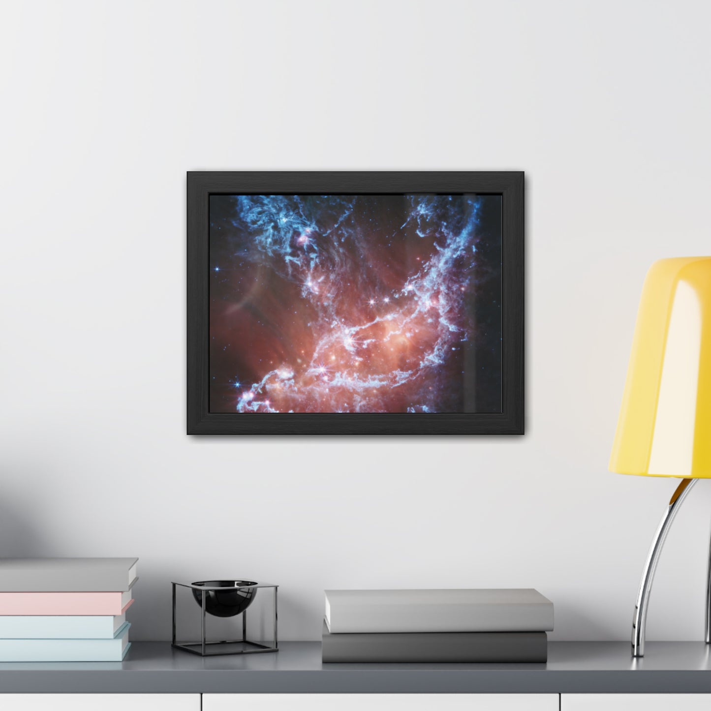 NGC 346, Hand Crafted Wooden Framed Poster