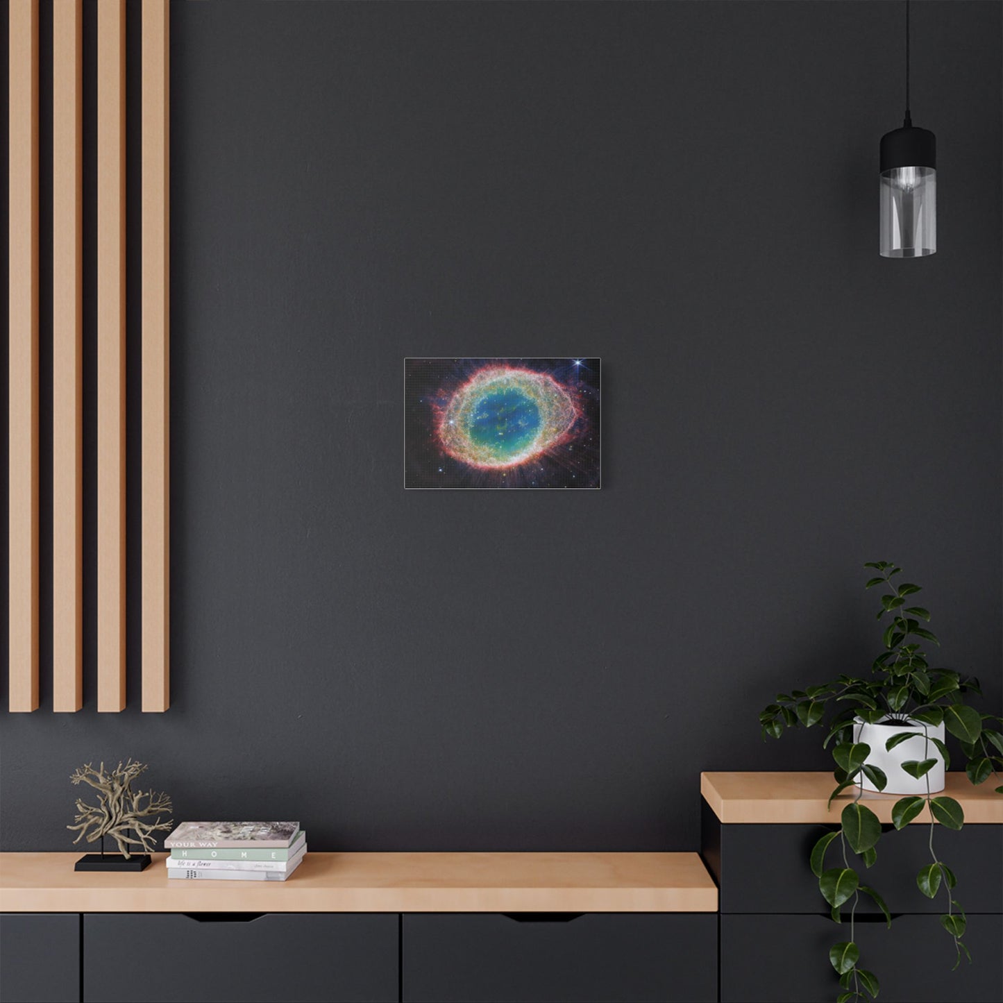 Ring Nebula, Satin Canvas
