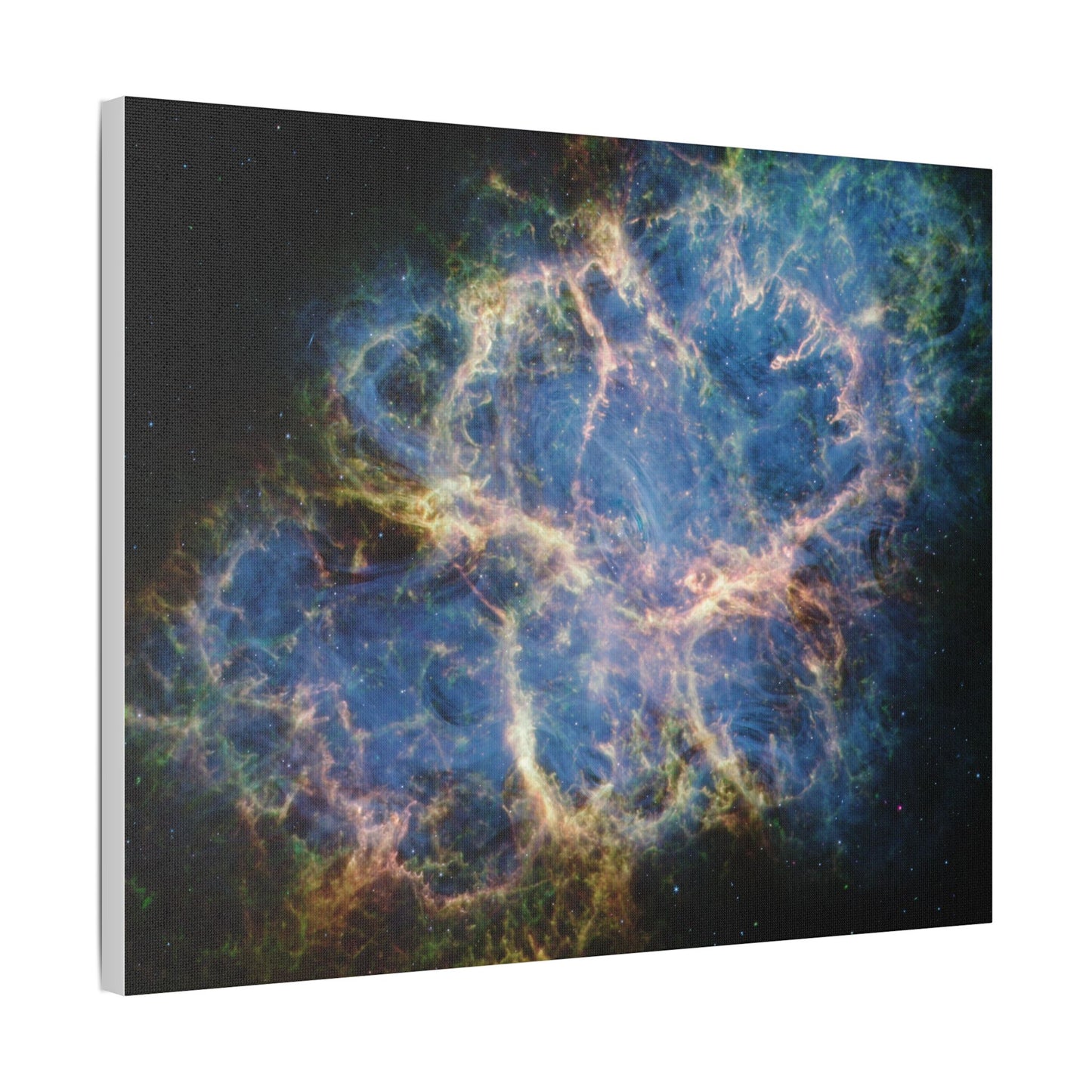 Crab Nebula, Satin Canvas