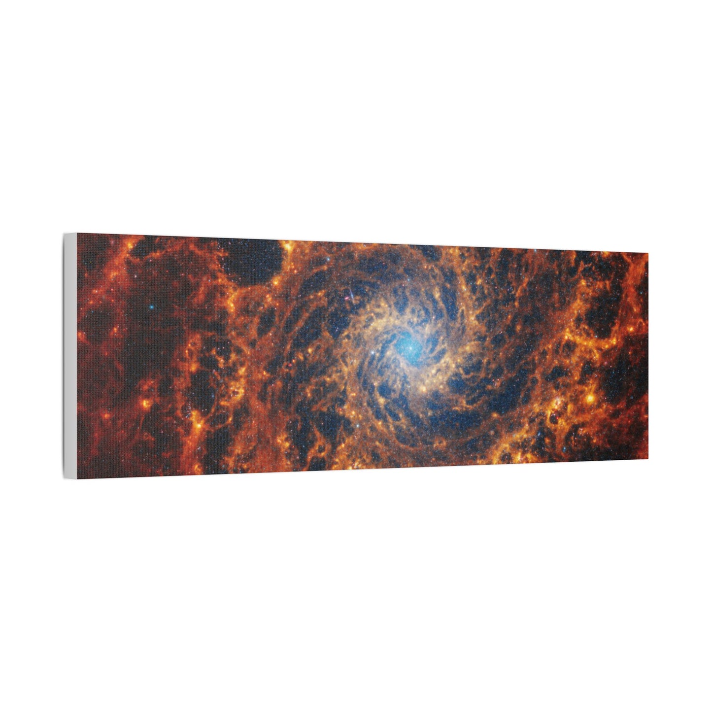 Spiral Galaxy NGC 628, Satin Canvas