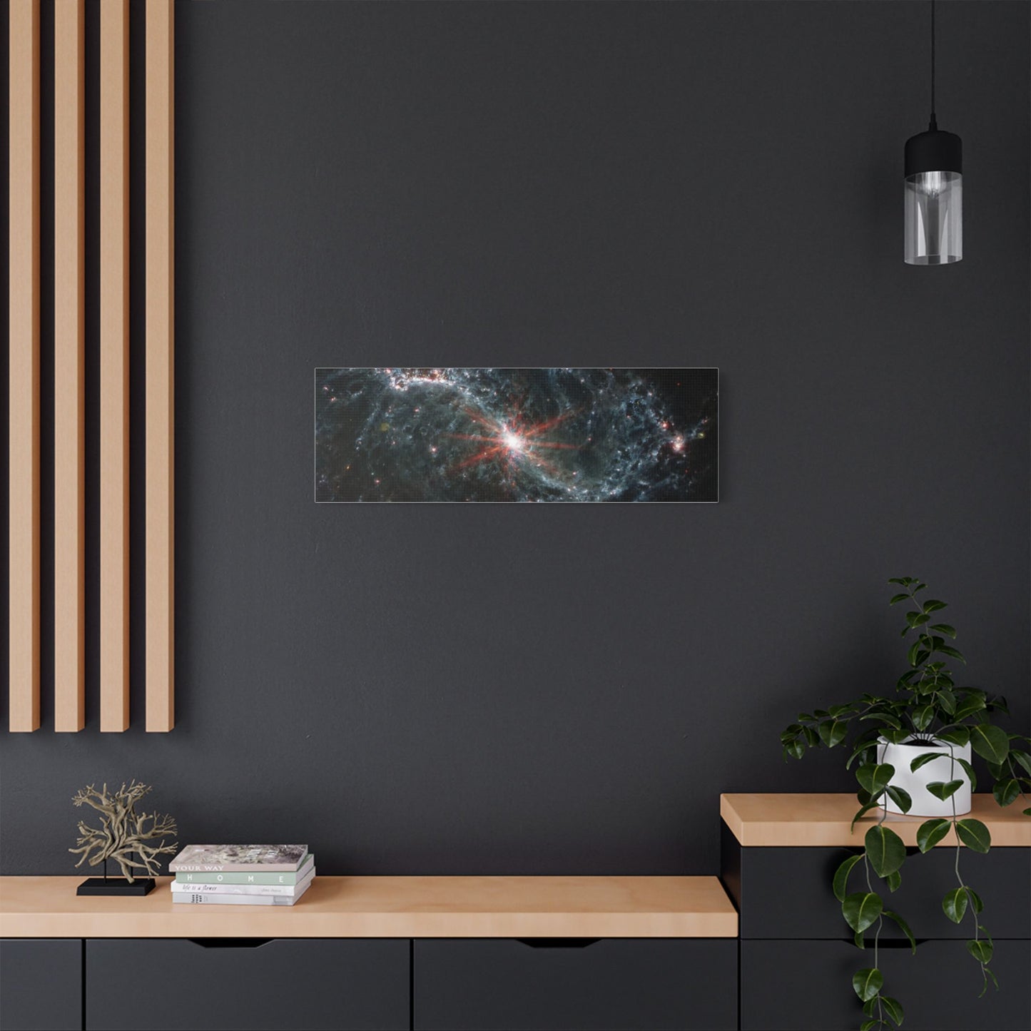 Intricate Networks of Gas and Dust in Nearby Galaxies, Satin Canvas