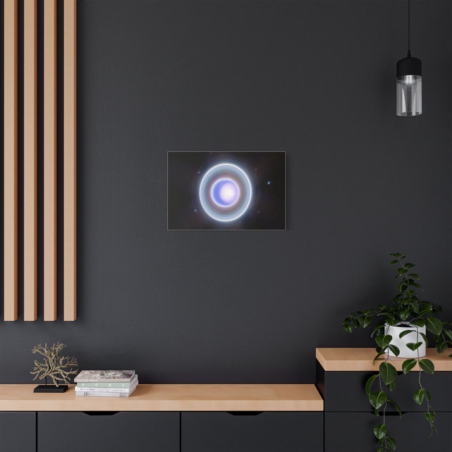 Uranus Close-up, Satin Canvas