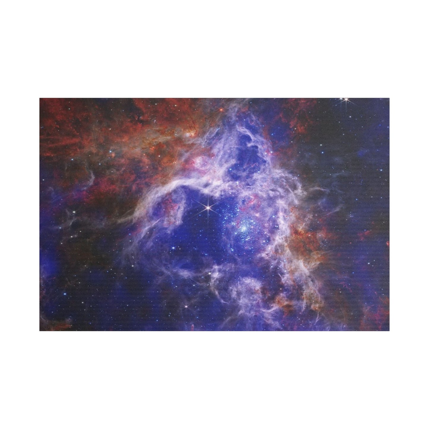 The Tarantula Nebula, Satin Canvas