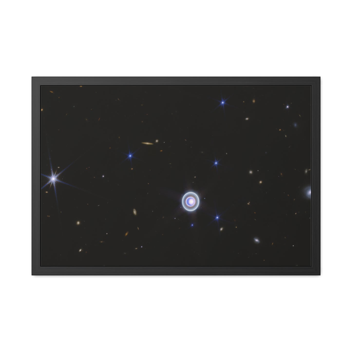 Uranus Wide, Hand Crafted Wooden Framed Poster