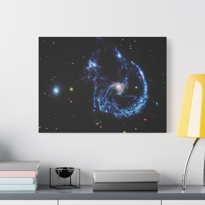 Arp 107 Supermassive Blackhole, Satin Canvas, Stretched