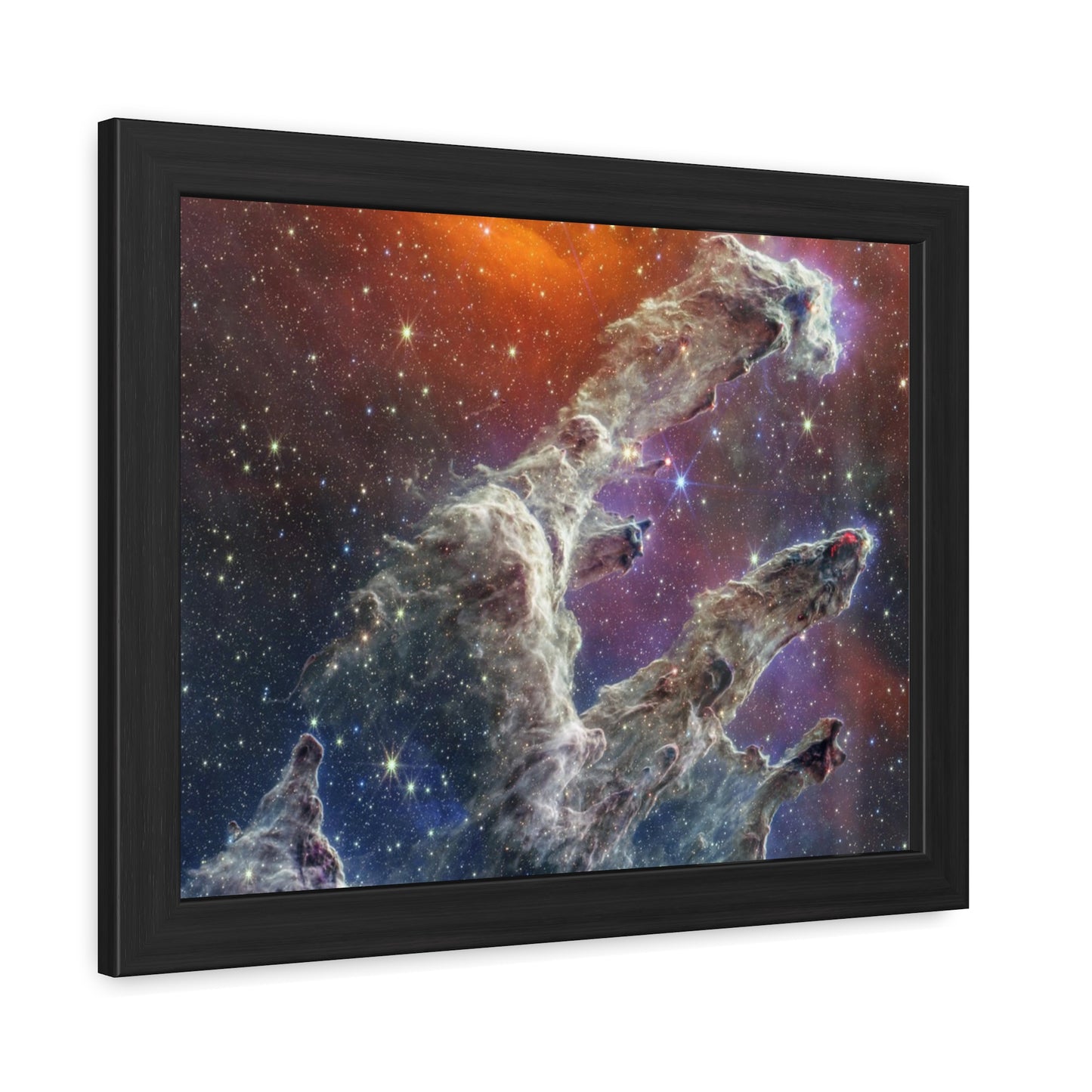 Pillars of Creation, Hand Crafted Wooden Framed Poster