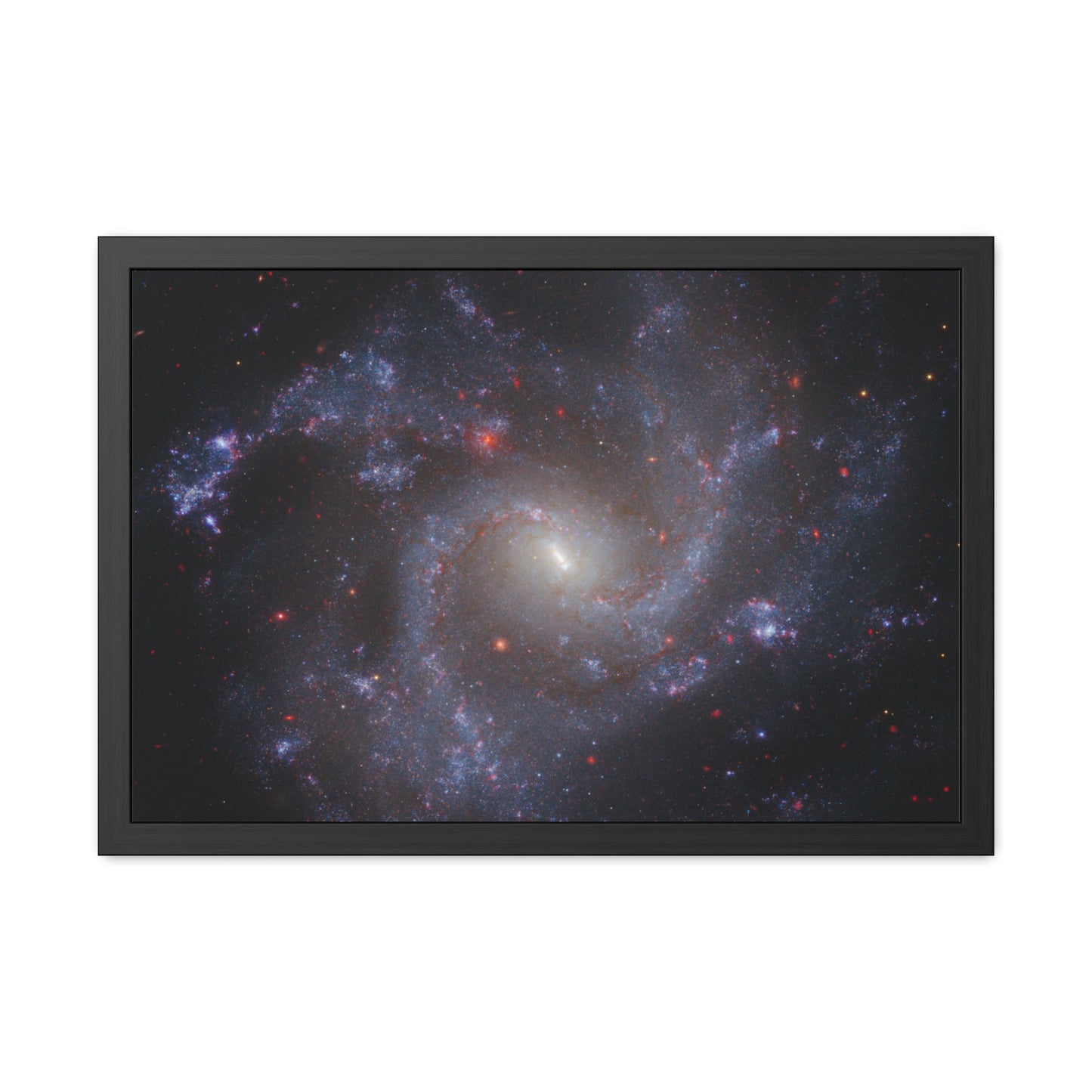 NGC 5468, Hand Crafted Wooden Framed Poster