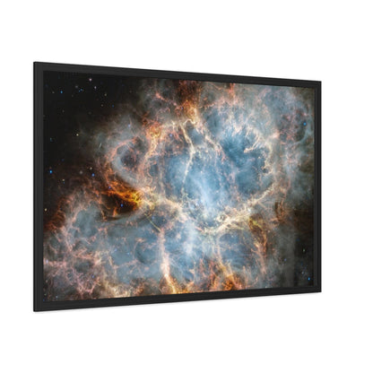 The Crab Nebula, Hand Crafted Wooden Framed Poster