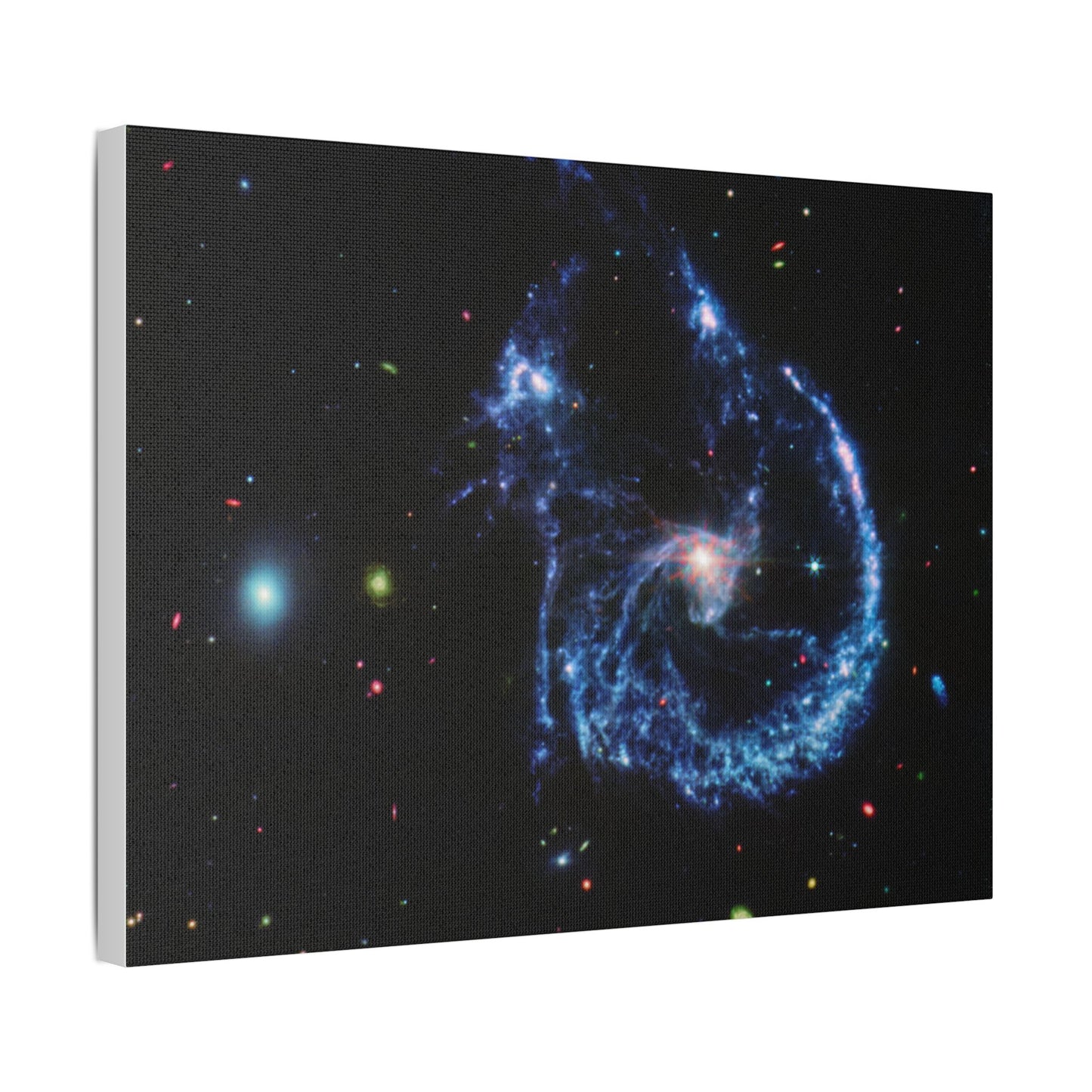 Arp 107 Supermassive Blackhole, Satin Canvas, Stretched