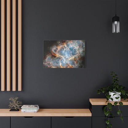 The Crab Nebula, Satin Canvas, Stretched