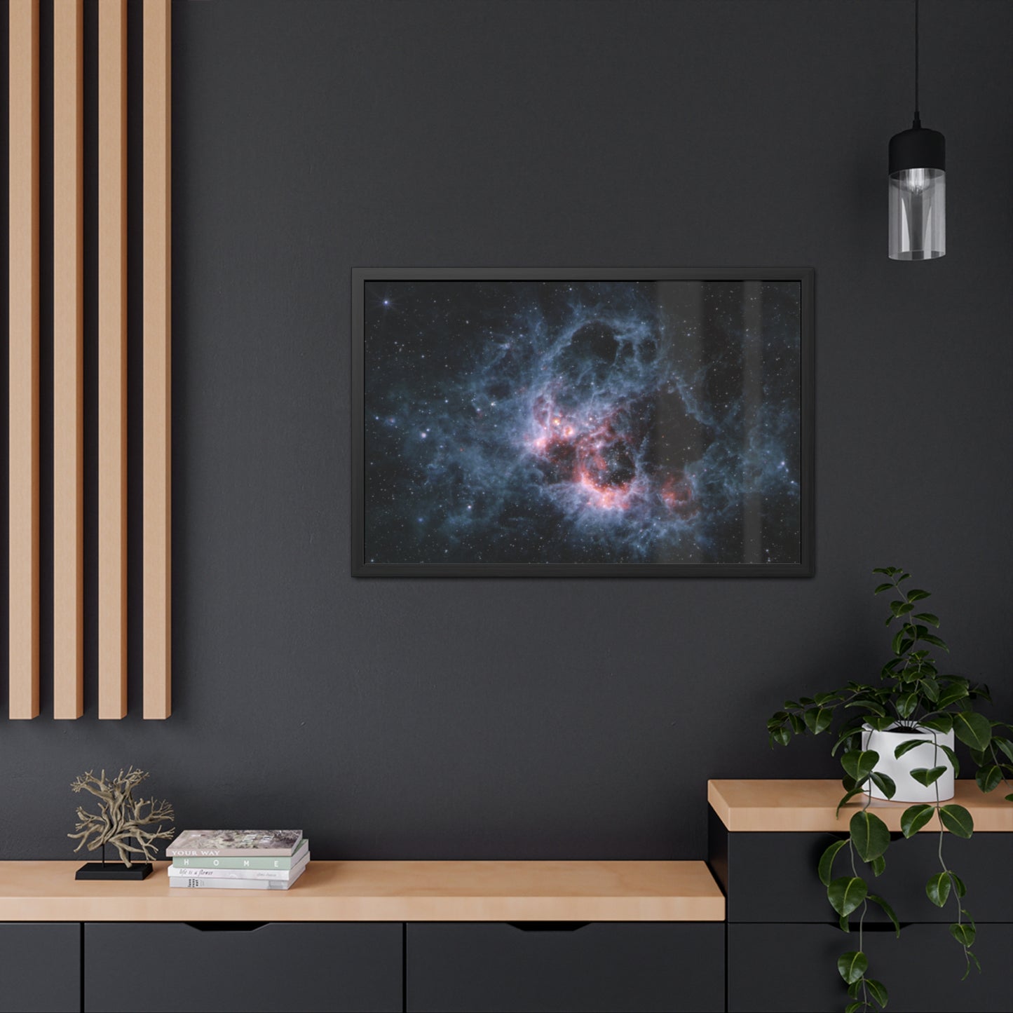 NGC 604 (MIRI Image), Hand Crafted Wooden Framed Poster